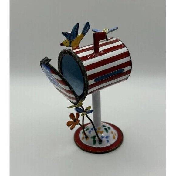 Kelvin Chen God Bless America 2001 Vintage Mailbox Stamp Holder Limited Edition - Picture 2 of 9